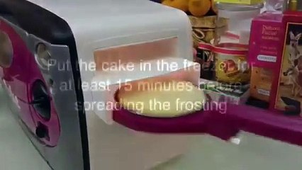 How to make easter bunny cake in 1 minute