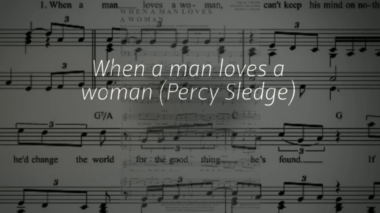 Noten bei notendownload - When a man loves a woman (Percy Sledge)