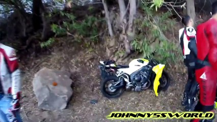 Ducati 1199s Panigale & CBR600RR Lowside On The Snake Liveleak