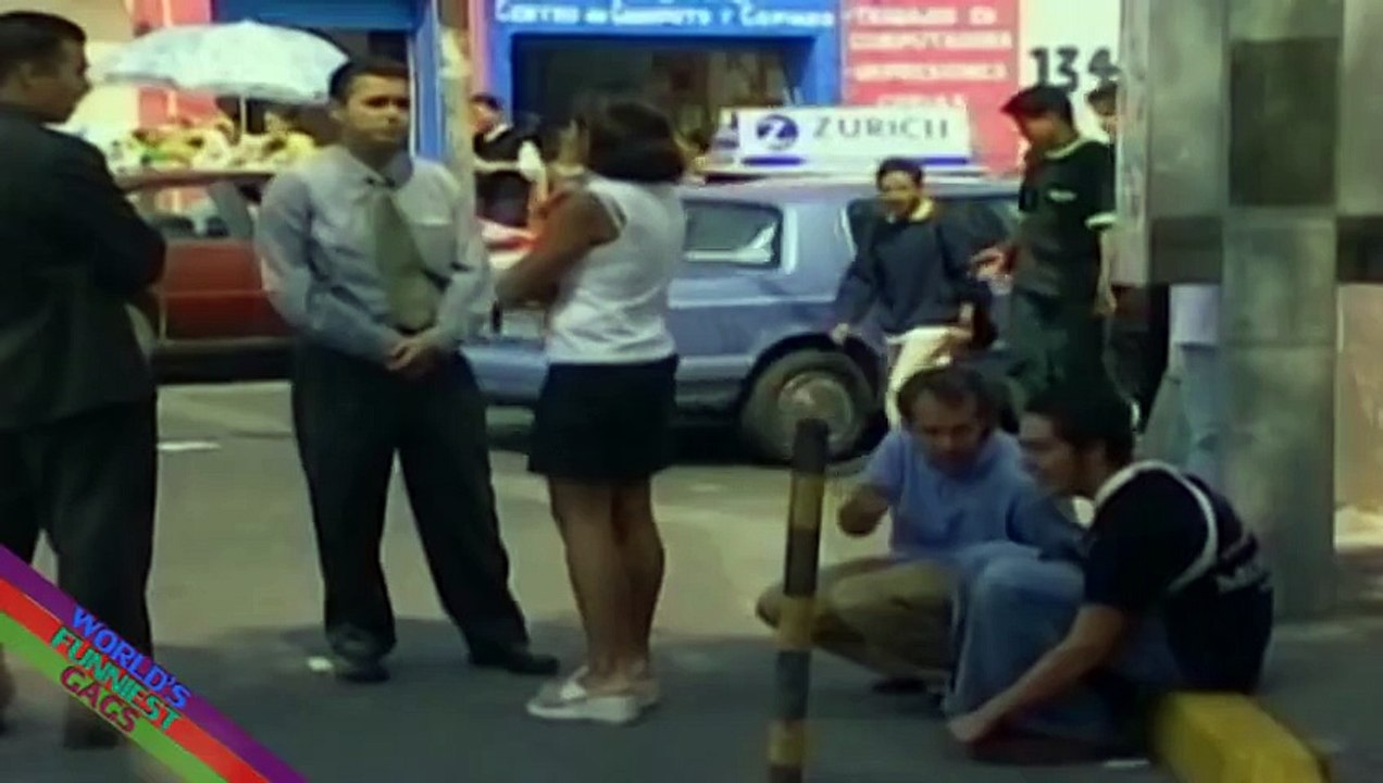 Hot Woman UPSKIRT Prank in Public - Funny Prank Videos 2014