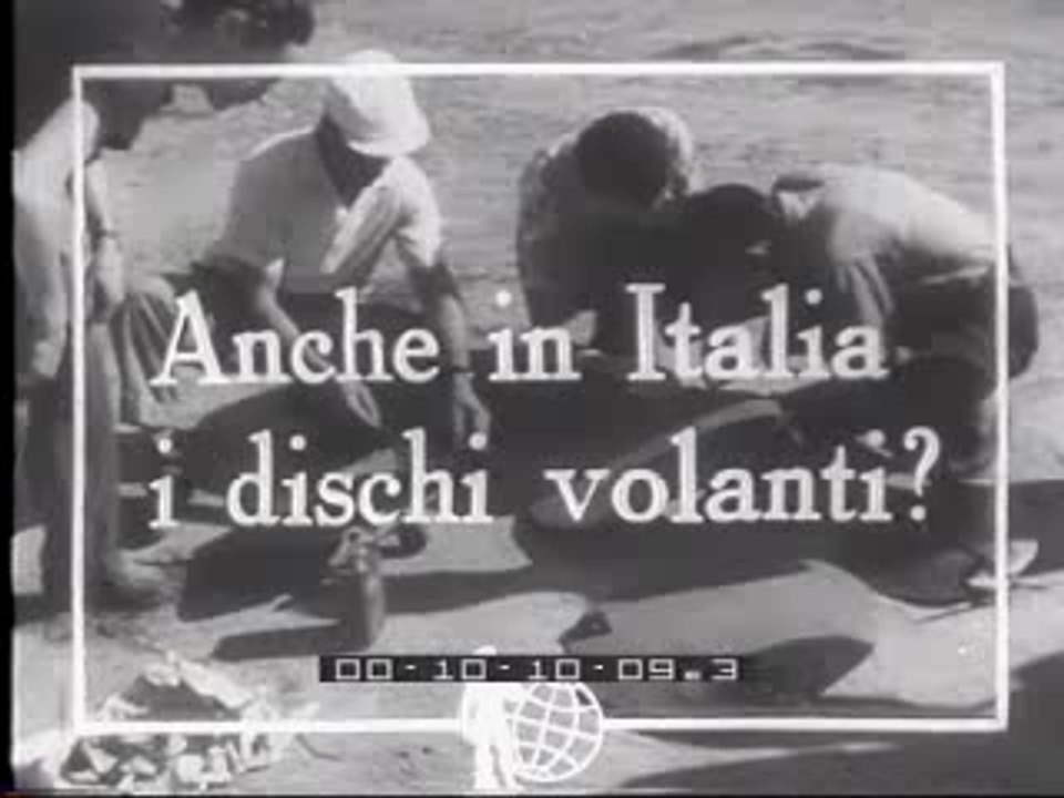 In Italia i dischi volanti 1952