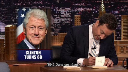 Lettres de remerciements (Kardashian, Bill Clinton, lémuriens) de Jimmy Fallon : - Tonight Show du 21/08, sur MCM !
