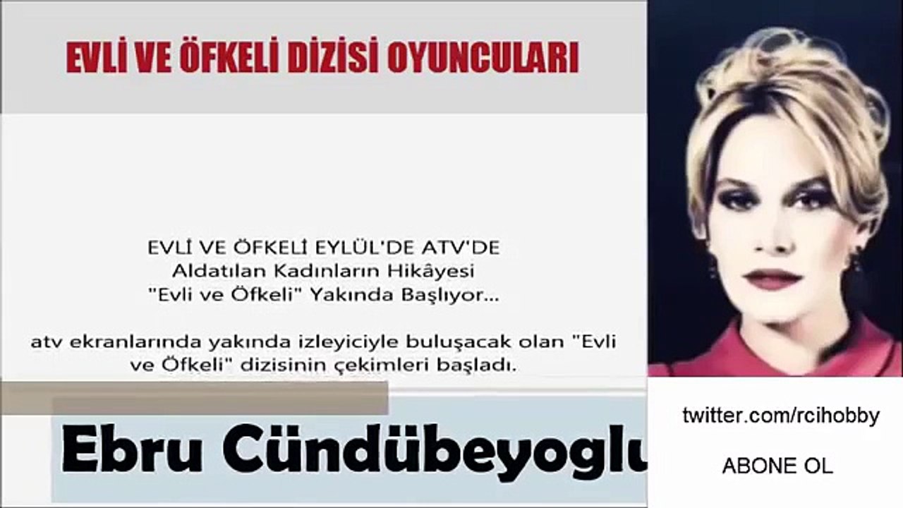 Evli ve Öfkeli dizisi oyuncuları tanıtım.