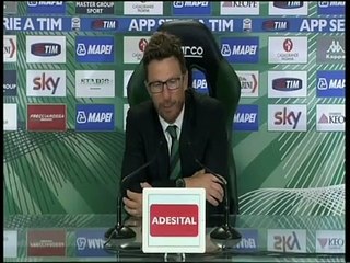 Sassuolo-Napoli 2-1, Di Francesco: "Abbiamo condotto il gioco" (24.08.15)