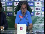 Sassuolo-Napoli 2-1, conferenza stampa di Maurizio Sarri (24.08.15)