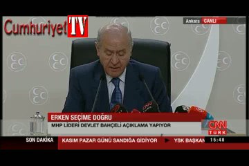 Bahçeli'den 'Erdoğan' örnekli sert 'Yarbay Mehmet' açıklaması