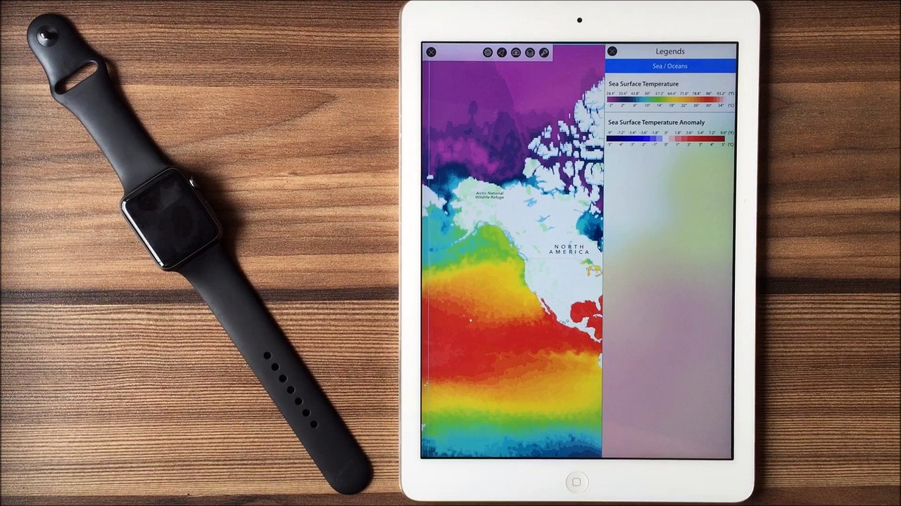 How Do Weather Maps Work in WeatherMate:  A Tutorial on Seas/Oceans and Webcams Overlays