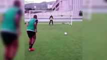 Best Penalty Kick Ever! Football trick _ Liveleak video
