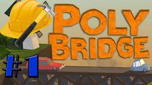 Poly Bridge - Minhas Primeiras Construções
