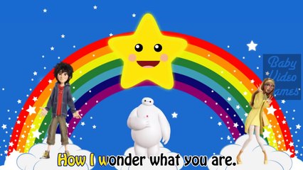 Disney Big Hero 6 Kids Songs Twinkle Little Star animation Cartoon 2D for Kids