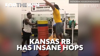 Kansas RB has insane hops