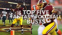 Top 5 fantasy football busts for 2015