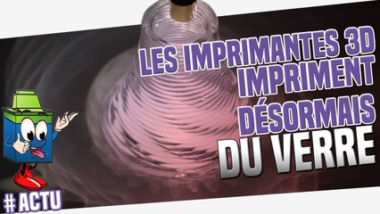 Une imprimante fabricant des objets en verre