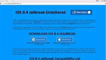 Iphone 5s/5c/5 ios 8.4 jailbreak Untethered pangu for iPhone 4s/4