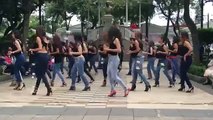 International Kizomba Flashmob Mexico رقص باسن زيباى زنان مكسيكى