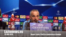 Bayer-Lazio, Pioli in conferenza stampa (25082015)