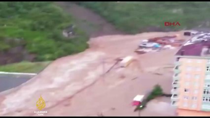 Artvin'de sel felaketi