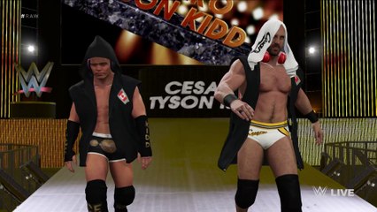 WWE 2K16 - Tyson Kidd Cesaro Tag Entrance