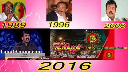 PMK 1989, MDMK 1996, DMDK 2006, NTK 2016