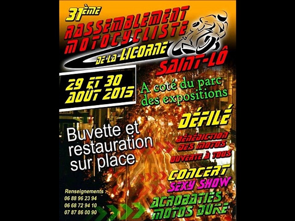 Radio HAG' FM - Rassemblement moto Saint-Lô édition 2015
