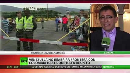 Maduro: "La frontera con Colombia seguirá cerrada hasta que restablezcamos un mínimo de respeto'"