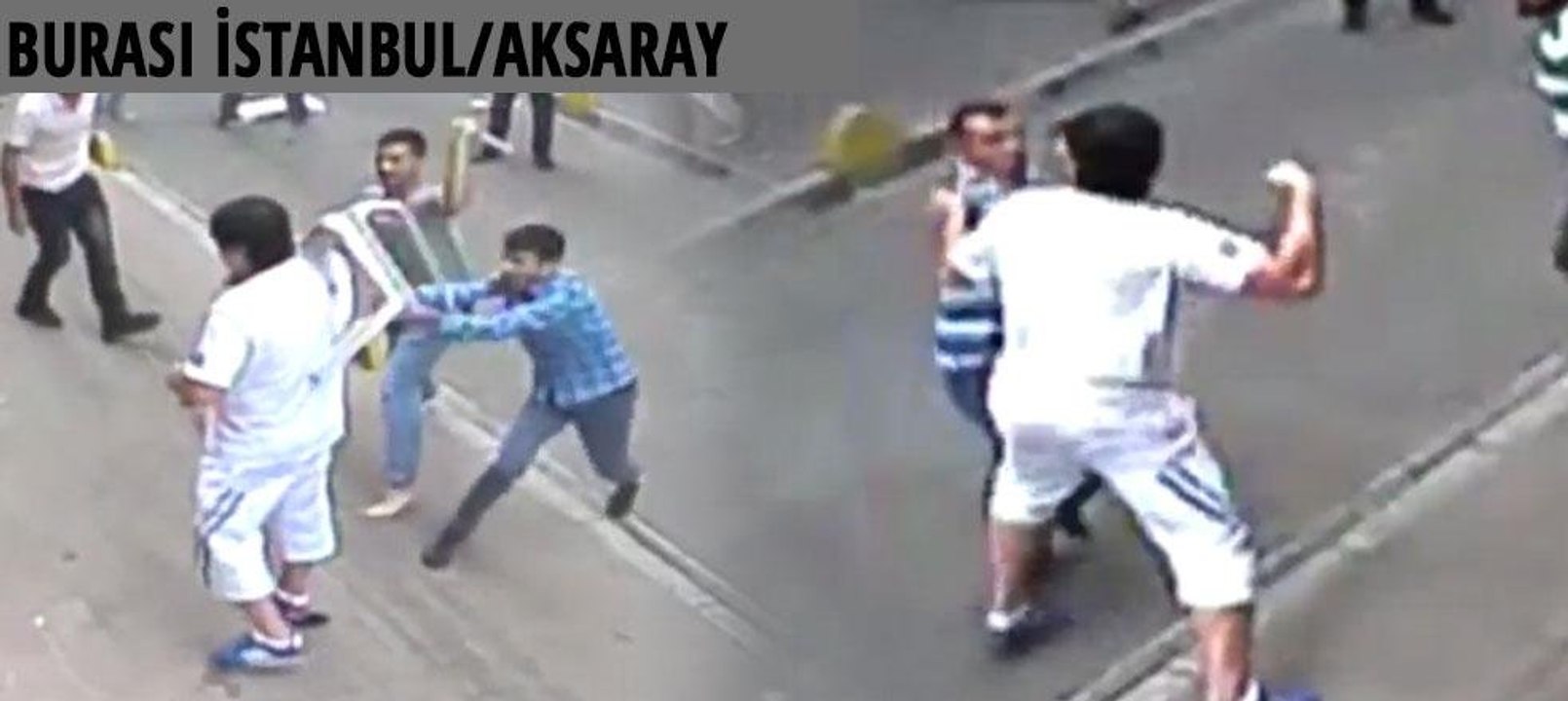 İrlandalı turist onlarca esnafı böyle dövdü