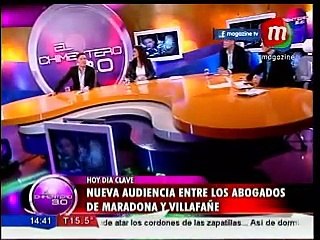 Maradona vs Claudia Villafañe