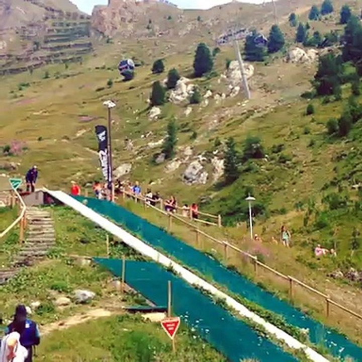 Water jump Tignes