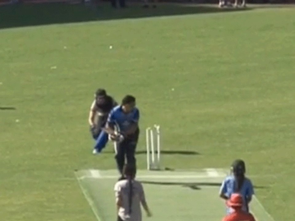 Umar Akmal Got Clean Bowled by a Girl