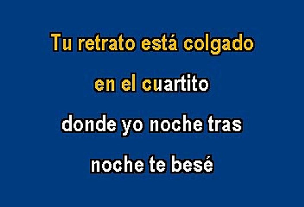 Julio Jaramillo - Amor sin esperanza (Karaoke)