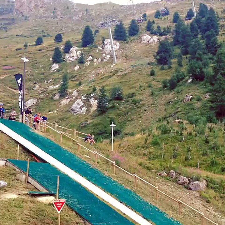Water jump Tignes Salto avant