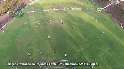 Palmeiras mostra gol de bicicleta de Fellype Gabriel filmado com drone
