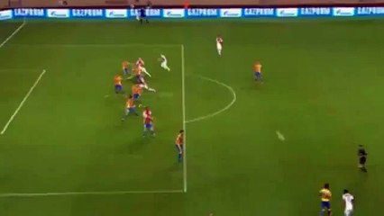 Goal Andrea Raggi - Monaco 1-1 Valencia - 25-08-2015 HD