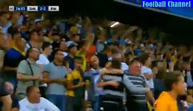 Olexandr Gladkiy Goal Shakhtar Donetsk vs Rapid Wien 2-2 25.08.2015