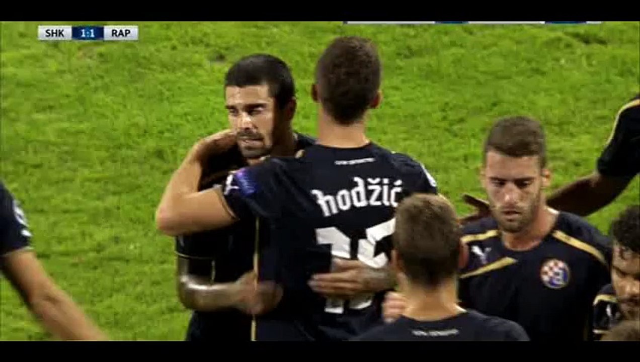 Goal Hodzic - D. Zagreb 2-1 Skenderbeu - 25-08-2015