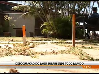 DESOCUPAÇÃO DO LAGO SURPREENDE TODO MUNDO