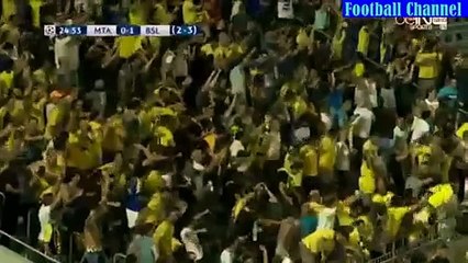 Eran Zahavi Goal - Maccabi TA vs Basel 1-1 _25.08.2015