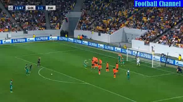 Hofmann Fantastic GOAL - Shakhtar Donetsk vs Rapid Wien 1-2 _25.08.2015 Champions League