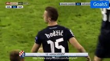 Armin Hodzic Goal Dinamo Zagreb 2 - 1 Skenderbeu Champions League 25-8-2015