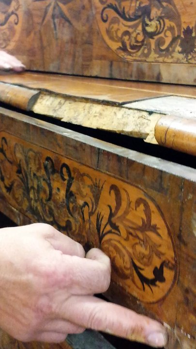 Walnut Chest of Drawers - Water Damage - Part 2.