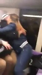 Old man out of control with a young girl in UK