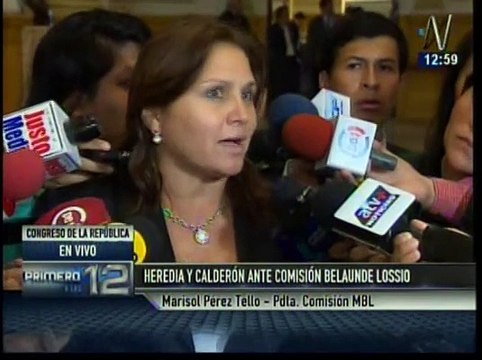 Martín Belaunde Lossio: Pérez Tello amenaza con renunciar a presidir comisión