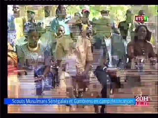 Scouts Musulmans Sénégalais et Gambiens en camp de vacance