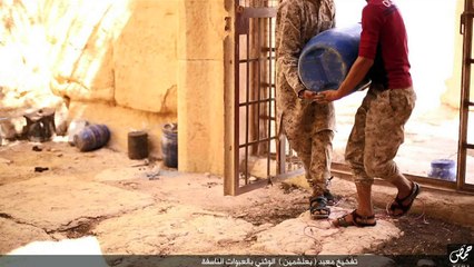 EI publica fotos da destruição de templo milenar em Palmira