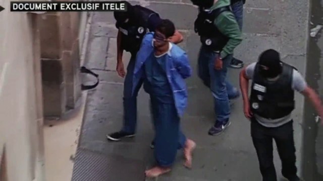 Thalys : El Khazzani arrive au palais de justice menotté et pieds nus