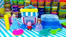 Impariamo a decorare cupcake di pongo Play Doh con Peppa Pig! Giochi per bambini piccoli