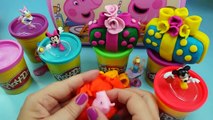 Play doh flowers & Dippin dots Minnie mouse Peppa pig surprise eggs Mickey mouse Barbie
