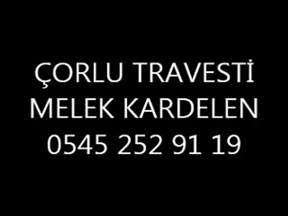 çorlu travesti