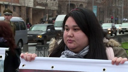 Protesta contra el aborto en Santiago