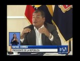 Correa informó sobre la declaratoria de zona deprimida en Tulcán
